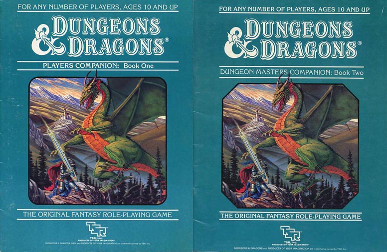 SET 3 COMPANION RULES EXC+! D&D TSR Boxed Box Three Dungeons Dragons
