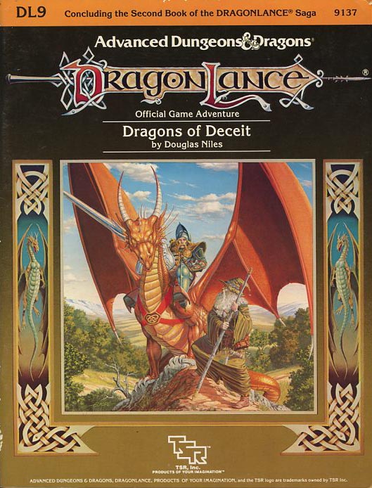 Advanced Dungeons & Dragons D&D DND D+D TSR Adventure Deceit w/Dragon 